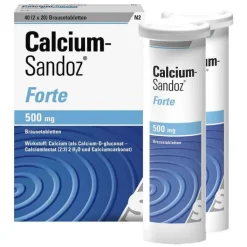 Calcium Sandoz Forte 500 mg Brausetabletten, 2X20 St