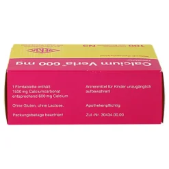 Calcium Verla 600 mg Filmtabletten, 100 St