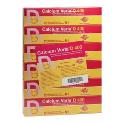 Calcium Verla D 400 Brausetabletten, 120 St