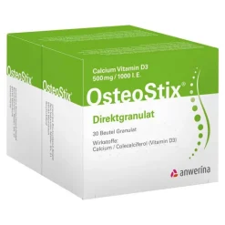 Osteostix Calcium Vitamin D3 500 mg / 1000 I.E. Direktgranulat, 60 St> Vitamin D (Colecalciferol)|Calcium