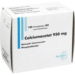 Calciumacetat 950 mg Filmtabletten, 100 St