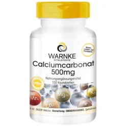 Calciumcarbonat 500 Kautabletten, 100 St