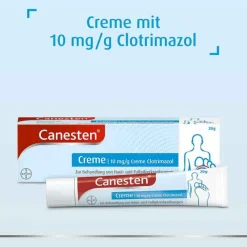 Canesten Creme gegen Pilzerkrankungen an Haut & Füßen , 20 g