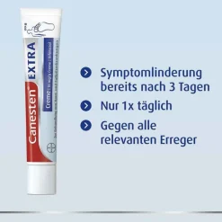 Canesten EXTRA Creme gegen Haut- und Fußpilzerkrankungen, 2x50 g><noscript><img width=
