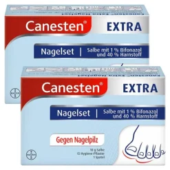 Canesten EXTRA Nagelset zur Behandlung von Nagelpilz, 2x1 St