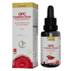 CannSol OPC mit Resveratrol + Vitamin C Tropf.zum Einnehmen , 30 ml> Vitamin C (Ascorbinsäure)|Opc
