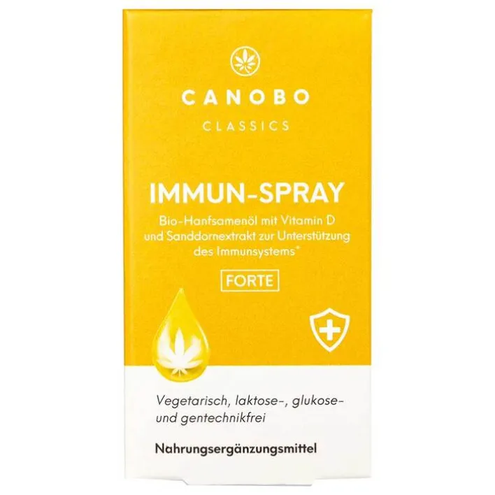 Canobo Bio-Hanfsamenöl Immun-Spray Vitamin D, 10 ml> Immunsystem|Vitamin D (Colecalciferol)