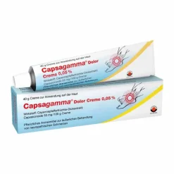 Capsagamma ® Dolor Creme, 40 g> Medikamente Gegen Nervenschmerzen