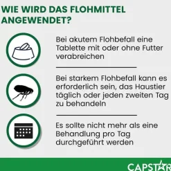 CAPSTAR™ 57 mg Tabletten für große Hunde, 6 St