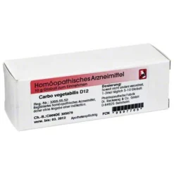 Carbo vegetabilis D12 Globuli, 10 g