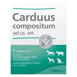 Carduus Compositum Ampullen vet. (für Tiere), 5X5 ml