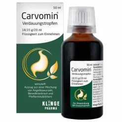 Carvomin Verdauungstropfen, 50 ml> Verdauung