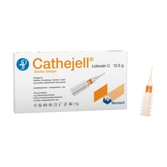 Cathejell Lidocain C steriles Gleitgel Zhs 12,5g, 5 St> Lidocain