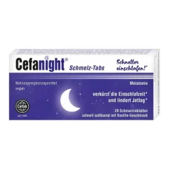 Cefanight Schmelz-Tabs, 20 St> Melatonin Tabletten