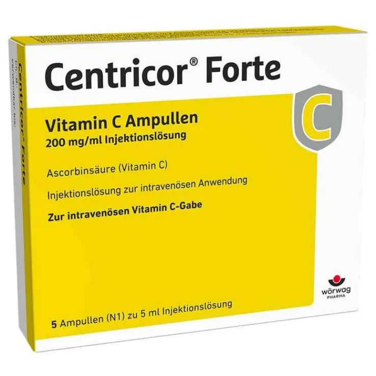 Centricor® Forte Vitamin C Ampullen 200 mg/ml Injektionslösung , 5X5 ml