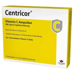 Centricor® Vitamin C Ampullen 100 mg/ml Injektionslösung , 5X5 ml