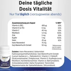 Centrum Vital + Antiox Zellschutz Kapseln, 30 St><noscript><img width=