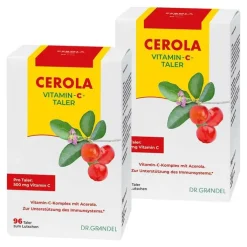 Cerola Vitamin C Taler Grandel, 2x96 St