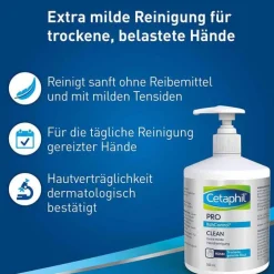 Cetaphil Pro Itch Control Clean extra milde Handreinigung , 236 ml><noscript><img width=