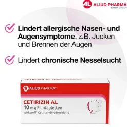 CETIRIZIN AL 10 mg Filmtabletten, 20 St