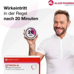 Aliud Pharma CETIRIZIN AL 10 mg Filmtabletten, 100 St><noscript><img width=