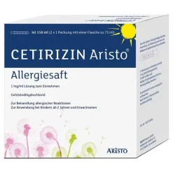 Aristo Cetirizin Allergiesaft 1 mg / ml Lösung zum Einnehmen , 150 ml> Cetirizin|Allergie Medikamente