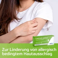 axicur Cetirizin ® 10 mg Filmtabletten, 50 St><noscript><img width=