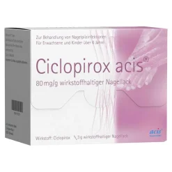 Acis Ciclopirox 80 mg / g wirkstoffhalt.Nagellack, 3 g> Sonstige Fußpflegeprodukte|Nagelpilz Lack