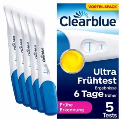 Clearblue Schwangerschaftstest frühe Erkennung, 5 St> Schwangerschaftstests