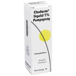 Cloderm Liquid 1% Pumpspray, 30 ml> Fußpilz Creme