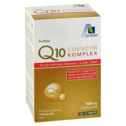 Coenzym Q10 100 mg Kapseln + Vitamine + Mineralstoffe, 120 St