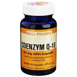 Hecht Pharma Coenzym Q10 GPH 30 mg Kapseln, 60 St> Coenzym Q10