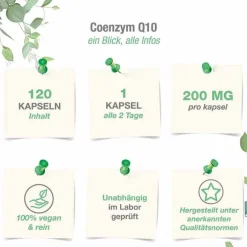 Vitabay Coenzym Q10 Ubichinon Komplex 200 mg vegan Kapseln, 120 St><noscript><img width=