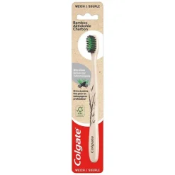 Colgate Bamboo Aktivkohle Zahnbürste, 1 St