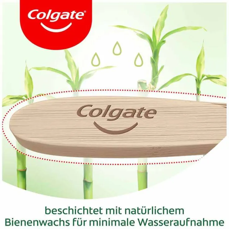 Colgate Bamboo Aktivkohle Zahnbürste, 1 St