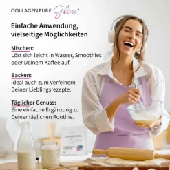 Collagen Pure Glow 100% reines Kollagen Pulver, 500 g