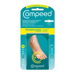 Compeed ® Hühneraugenpflaster Medium feuchtigkeitsspendend, 6 St> Hühneraugenpflaster