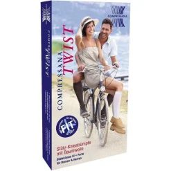 Compressana Twist Kniestrümpfe 42-44 nachtblau, 2 St