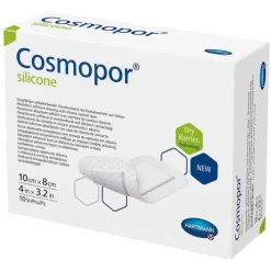 Cosmopor ® silicone Wundverband 8x10 cm, 10 St> Wundpflaster