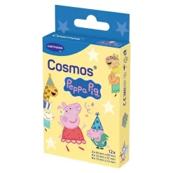 Cosmos Peppa Pig Pflasterstrips 3 Größen, 12 St