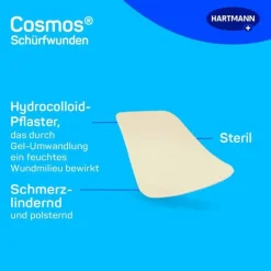 cosmos® Schürfwundenpflaster 45 mm x 65 mm steril, 4 St