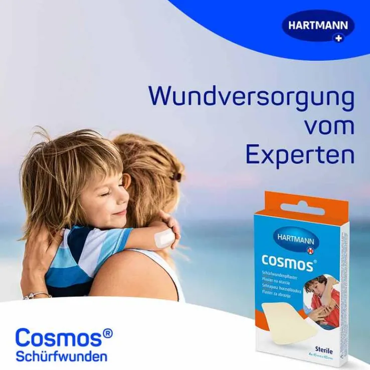 cosmos® Schürfwundenpflaster 45 mm x 65 mm steril, 4 St