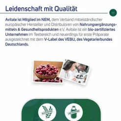 Avitale Cranberry Kapseln 400 mg, 60 St> Cranberry