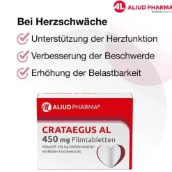 Aliud Pharma CRATAEGUS AL 450 mg Filmtabletten, 100 St><noscript><img width=