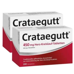 Crataegutt ® 450 mg Herz-Kreislauf-Tabletten, 2x200 St> Stärkungsmittel