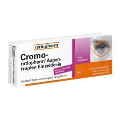 Ratiopharm Cromo-® Augentropfen Einzeldosis, 20X0.5 ml> Augentropfen Allergie