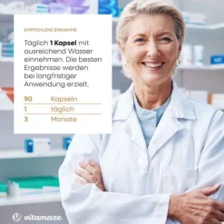 Curcuma 10.000 + Piperin hochdosiert vegan Kapseln, 90 St