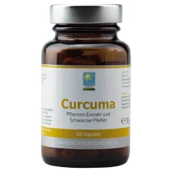 Curcuma + schwarzer Pfeffer Kapseln, 60 St