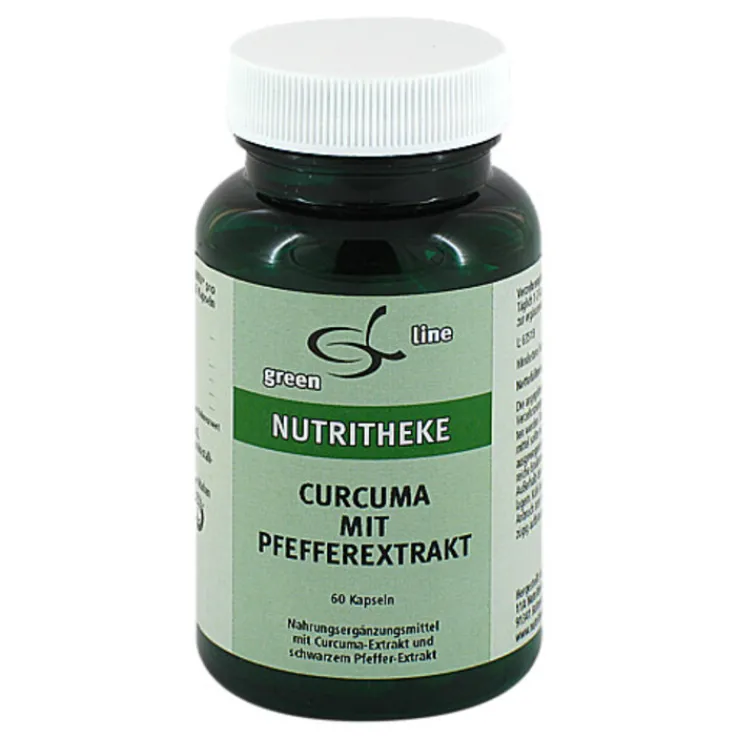 Curcuma mit Pfefferextrakt Kapseln, 60 St