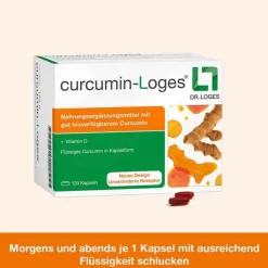 Curcumin-loges Kapseln, 120 St